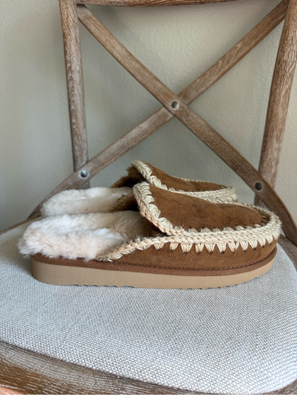 MOU Campfire Slippers cognac - Picture 3 of 8